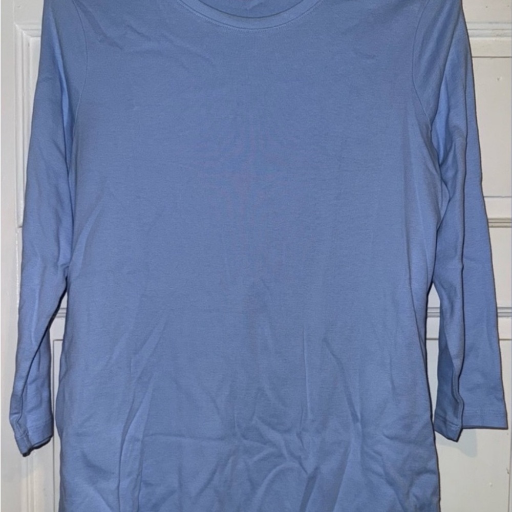 Kim Rogers Light Blue Knit Top